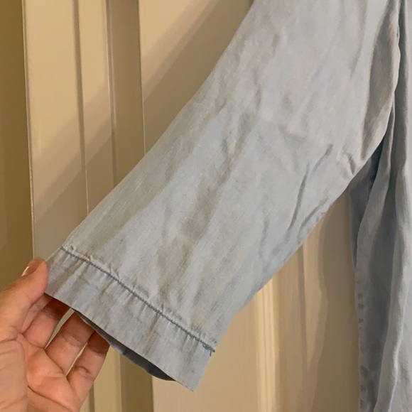 Taylor & Sage 3/4 Sleeve Denim Shirt - Picture 4 of 7